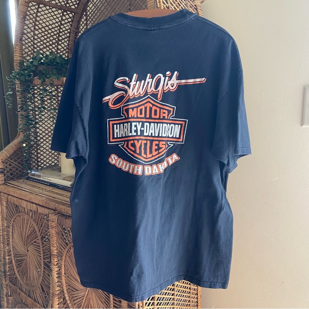 Vintage 90’s Harley Davidson x Sturgis Biker Tee - Picture 6 of 8